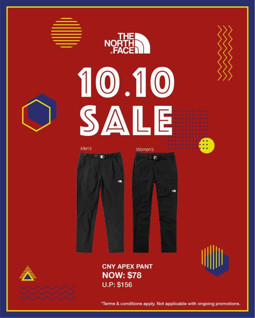 The North Face Singapore 10.10 Exclusive Up To 60% Off Promotion ends 25 Oct 2020 | Why Not Deals 8