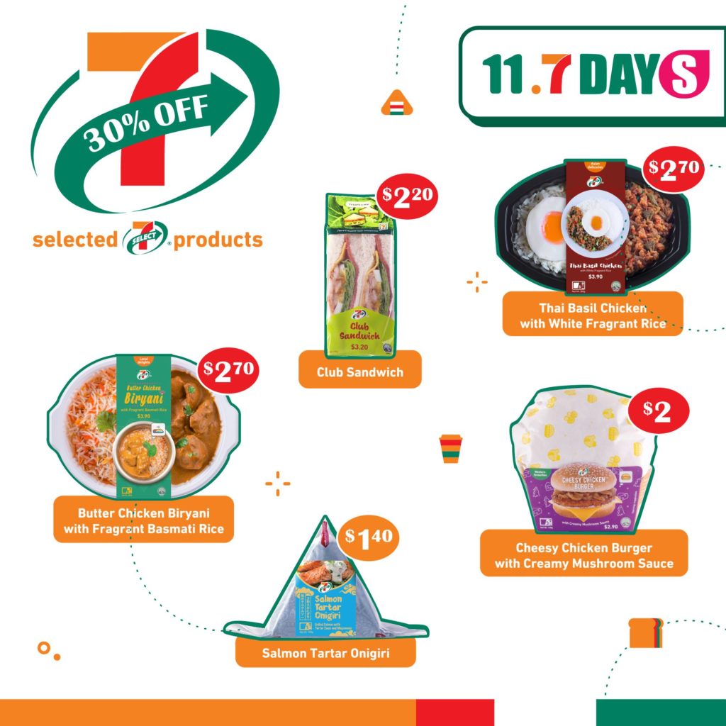 7-Eleven Singapore 11.7 Day Up To 30% Off Promotion Only On 7 Nov 2020 | Why Not Deals 1