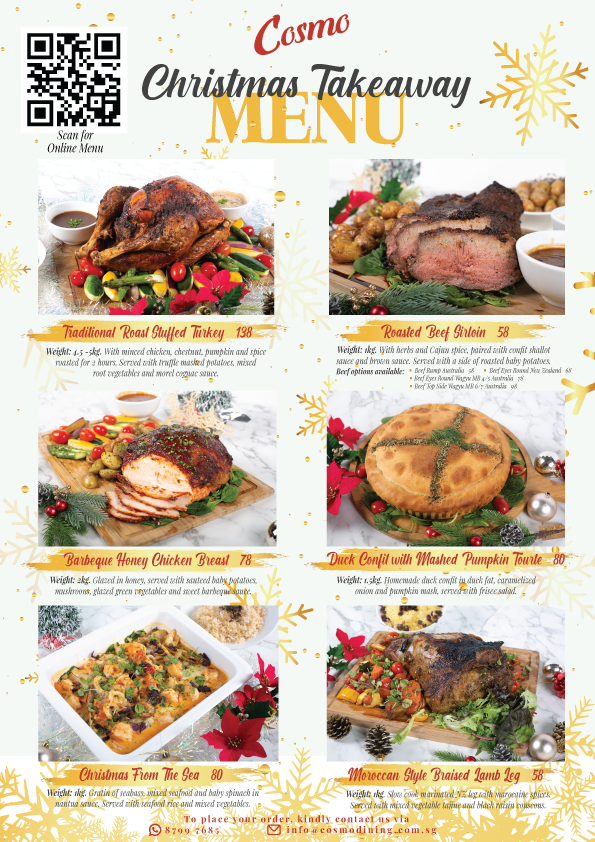 Cosmo - Christmas Takeaway Menu | Why Not Deals 3