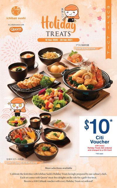 Ichiban Boshi & Ichiban Sushi's New Limited-Time Only 7-course Festive Sets, $10 Dining Voucher for | Why Not Deals 1