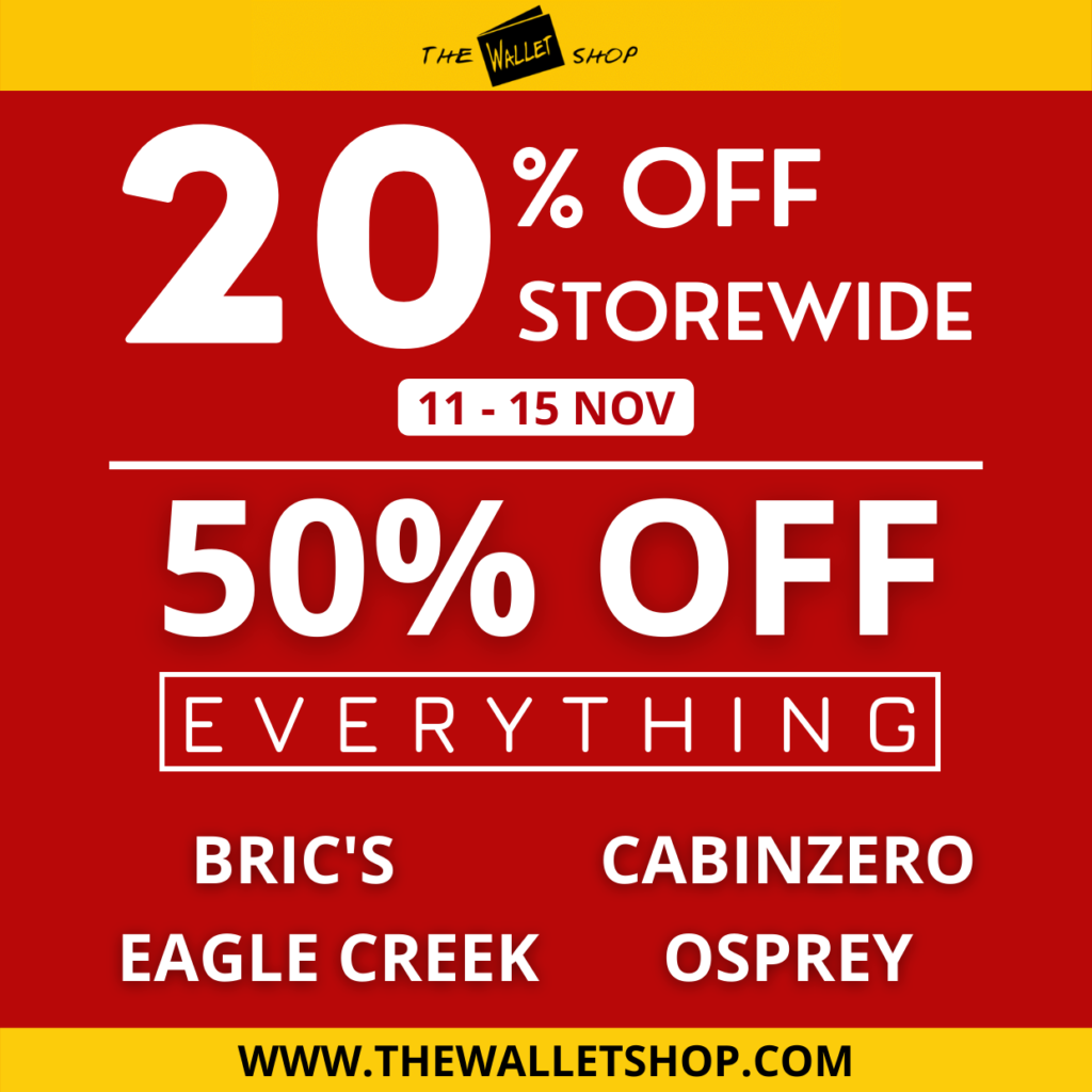 The Wallet Shop 11.11 Storewide Sale – 11 Nov to 15 Nov 2020 | Why Not Deals 1