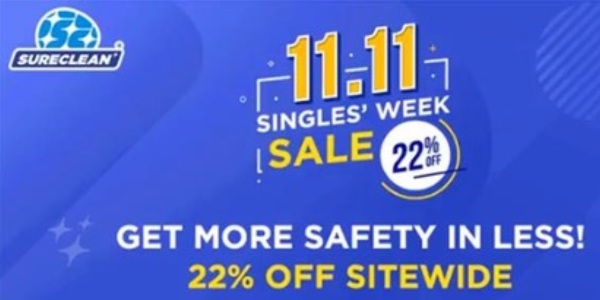 Enjoy 11.11 Deals from Sureclean!