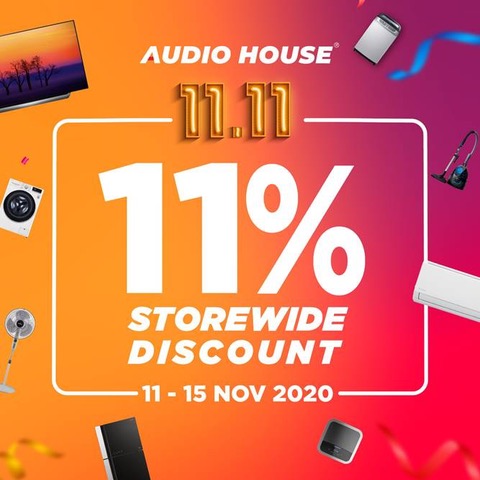 Enjoy 11.11 Deals From Home Brands; Audio House, mc.2 Ruhens, Sureclean and Ariston! | Why Not Deals 1