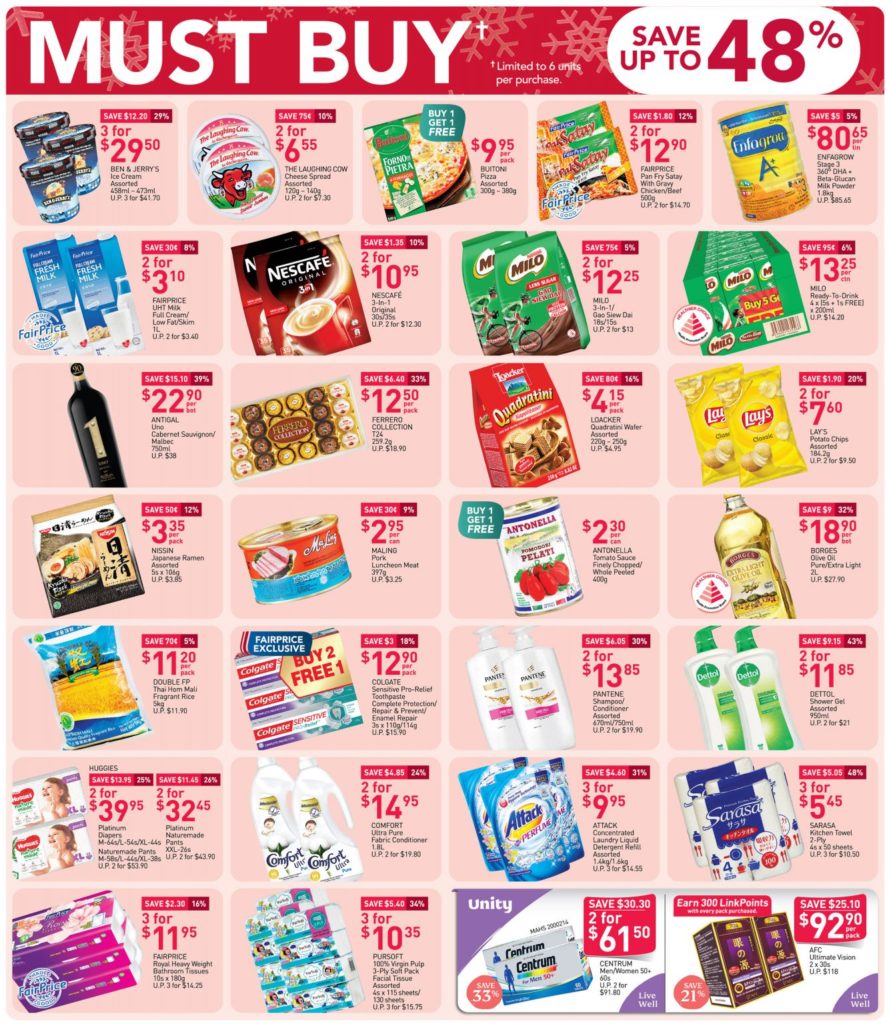 NTUC FairPrice Singapore Your Weekly Saver Promotion 19-25 Nov 2020 | Why Not Deals