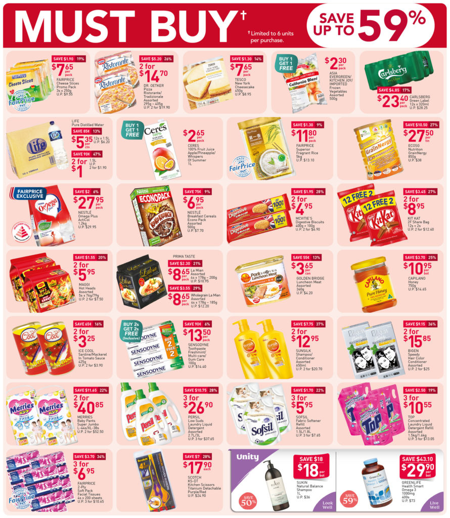 NTUC FairPrice Singapore Your Weekly Saver Promotions 12-18 Nov 2020 | Why Not Deals