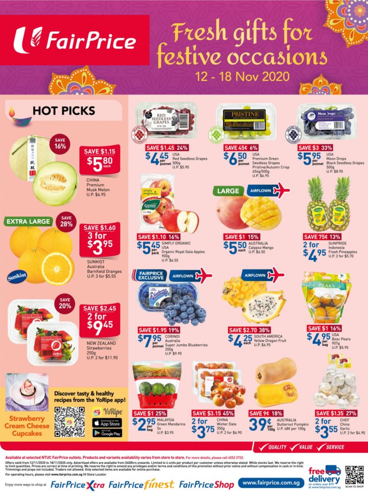 NTUC FairPrice Singapore Your Weekly Saver Promotions 12-18 Nov 2020 | Why Not Deals 8