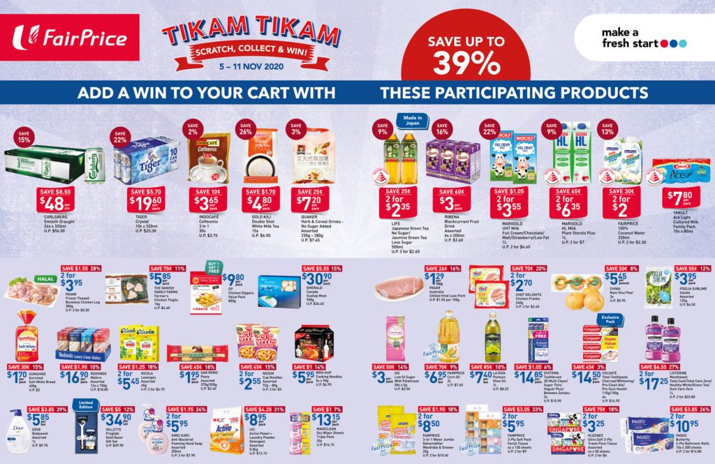 NTUC FairPrice Singapore Your Weekly Saver Promotions 5-11 Nov 2020 | Why Not Deals 9