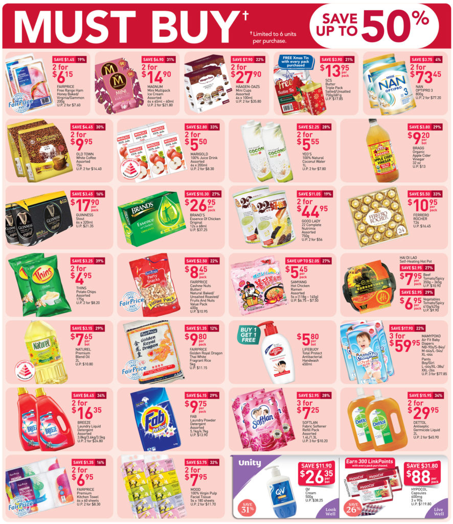 NTUC FairPrice Singapore Your Weekly Saver Promotions 5-11 Nov 2020 | Why Not Deals