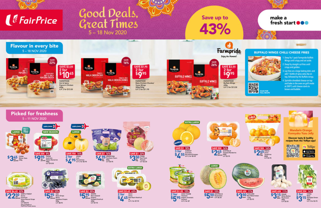 NTUC FairPrice Singapore Your Weekly Saver Promotions 5-11 Nov 2020 | Why Not Deals 8