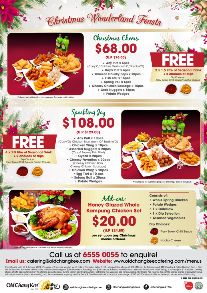 Old Chang Kee Catering is having Xmas Sets for only $68 and $108 per set! | Why Not Deals 1
