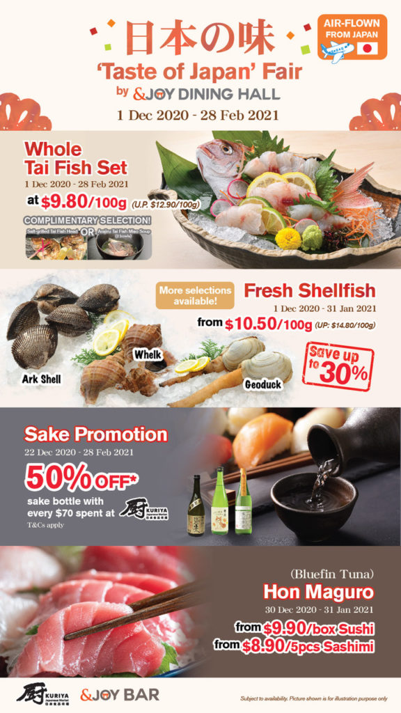 Enjoy Promotions With Up to 50% at 'Taste of Japan Fair' by &JOY Dining Hall | Why Not Deals 1