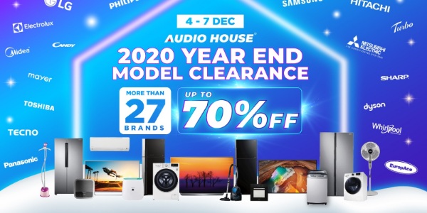 [Audio House] Clearing 2020 Stocks from More than 27 Brands at up to 70% OFF!