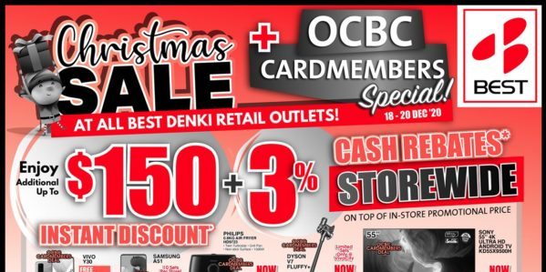 BEST Denki Singapore Christmas Sale At All Outlets 18-20 Dec 2020
