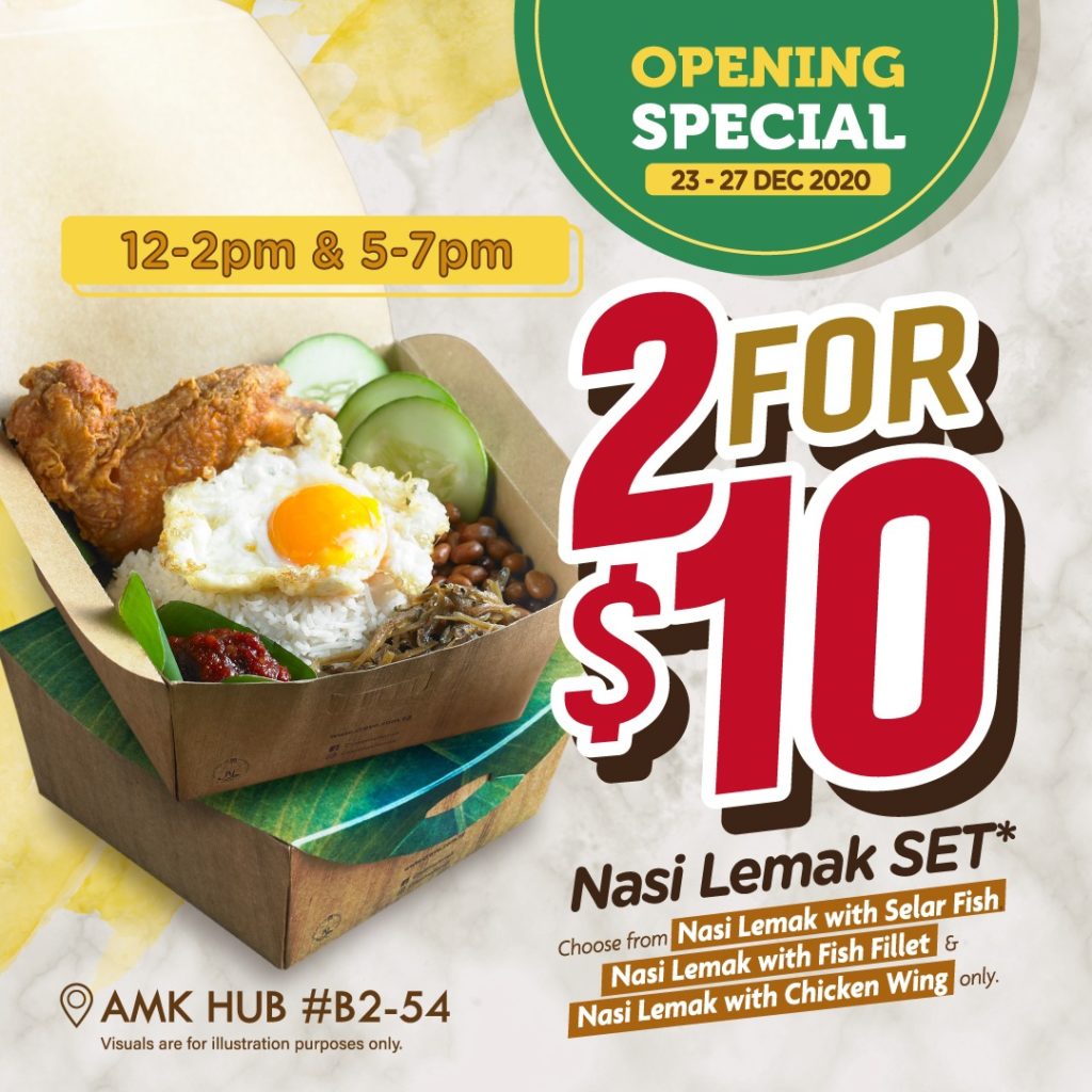 CRAVE Singapore Ang Mo Kio Hub Outlet Opening Special 2 For $10 Promotion 23-27 Dec 2020 | Why Not Deals