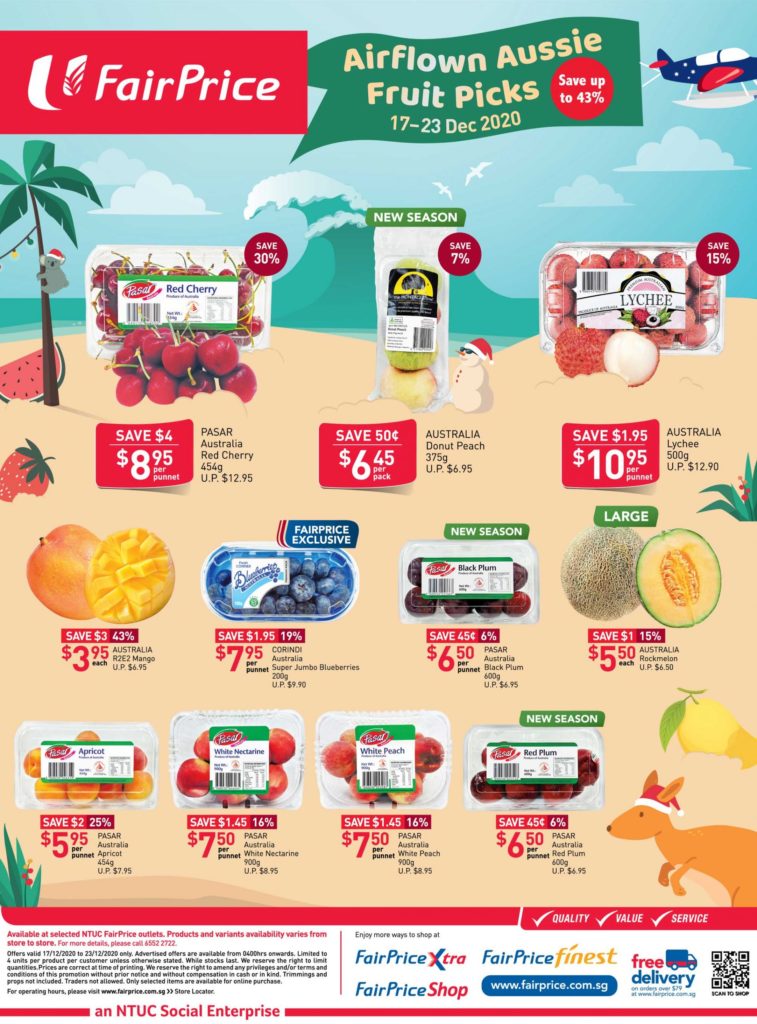 NTUC FairPrice Singapore Your Weekly Saver Promotion 17-23 Dec 2020 | Why Not Deals 7