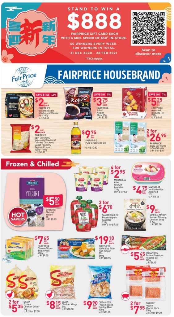 NTUC FairPrice Singapore Your Weekly Saver Promotion 31 Dec 2020 - 6 Jan 2021 | Why Not Deals 2