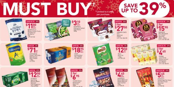 NTUC FairPrice Singapore Your Weekly Saver Promotions 24-30 Dec 2020 | SingPromotion.com