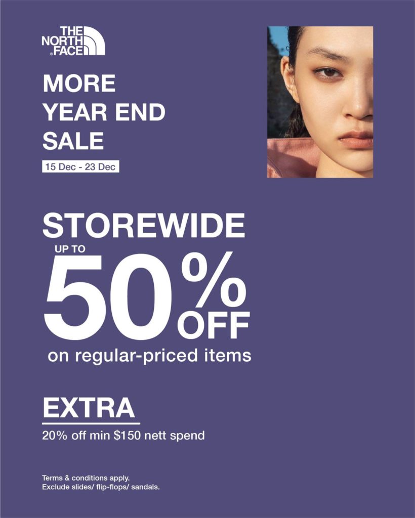 The North Face Singapore Year End Sale Up To 50 Off Promotion 1523