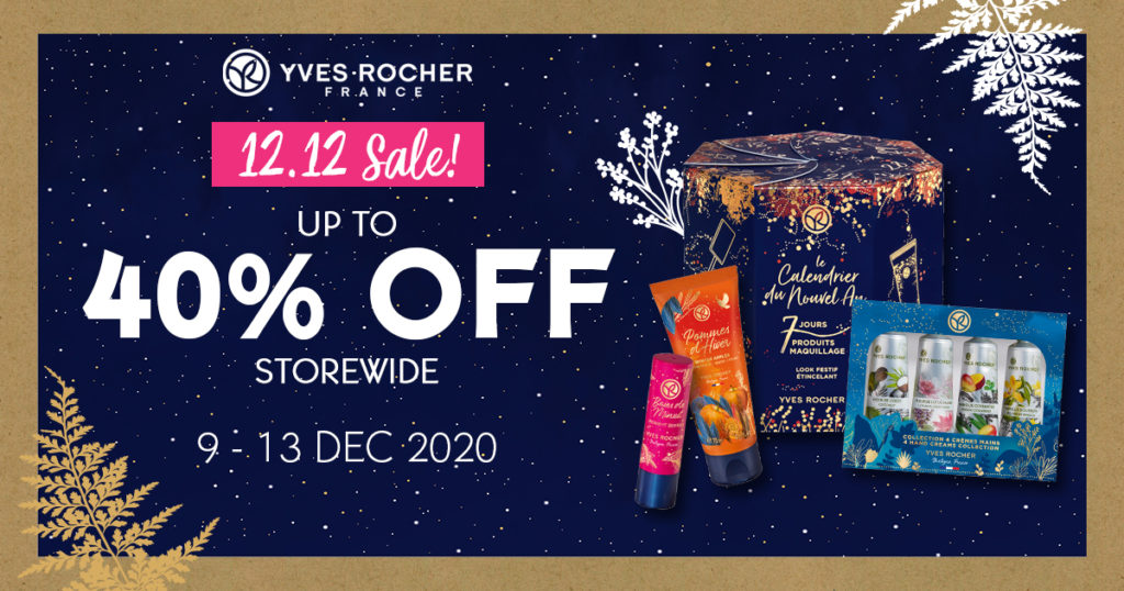 Yves Rocher Singapore 12.12 Sale Up To 40% Off Promotion 9-13 Dec 2020 | Why Not Deals 3