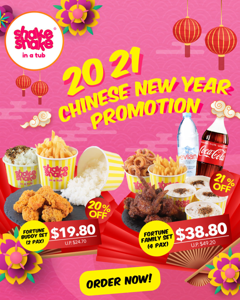 Shake Shake In A Tub Celebrates CNY 2021 with Cute, Quirky Limited Edition Red Packets and up to 50% Off Promotion | Why Not Deals