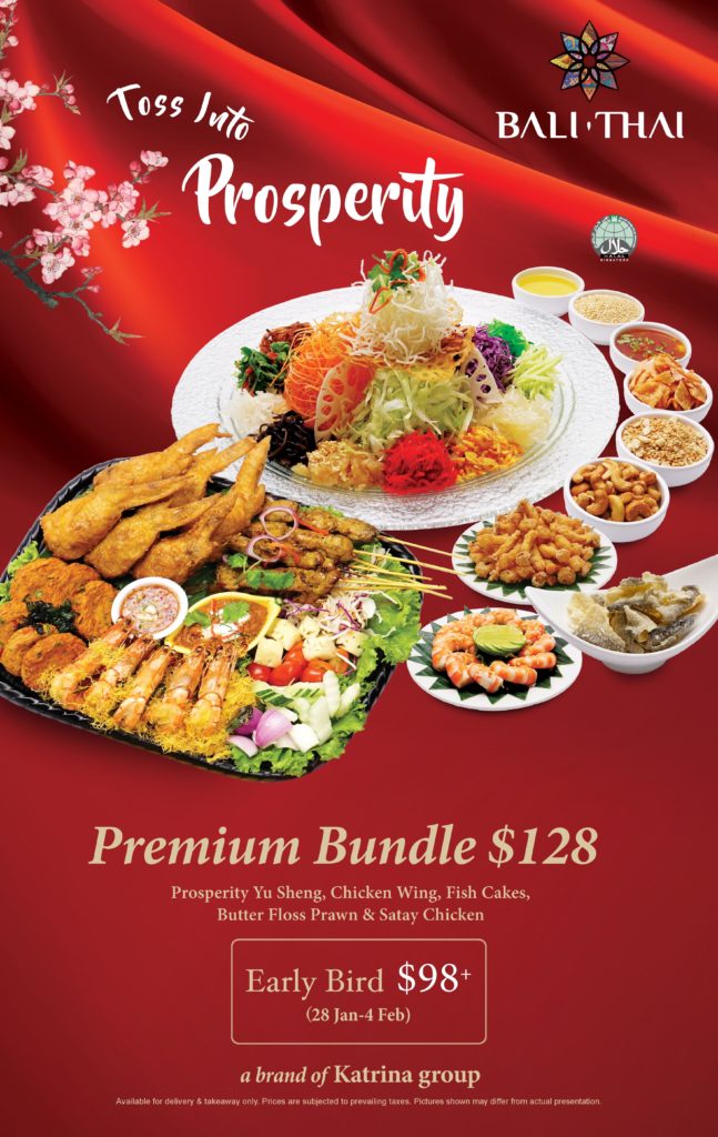 [Early Bird] Toss into Prosperity with Bali Thai’s Fusion Festive Bundle for 4pax. Only $98!! | Why Not Deals 1