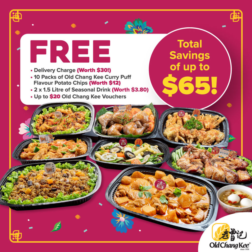 Old Chang Kee Singapore FREE Items of up to $65 for every CNY Catering Set ordered! (Savings up to 40%!) | Why Not Deals