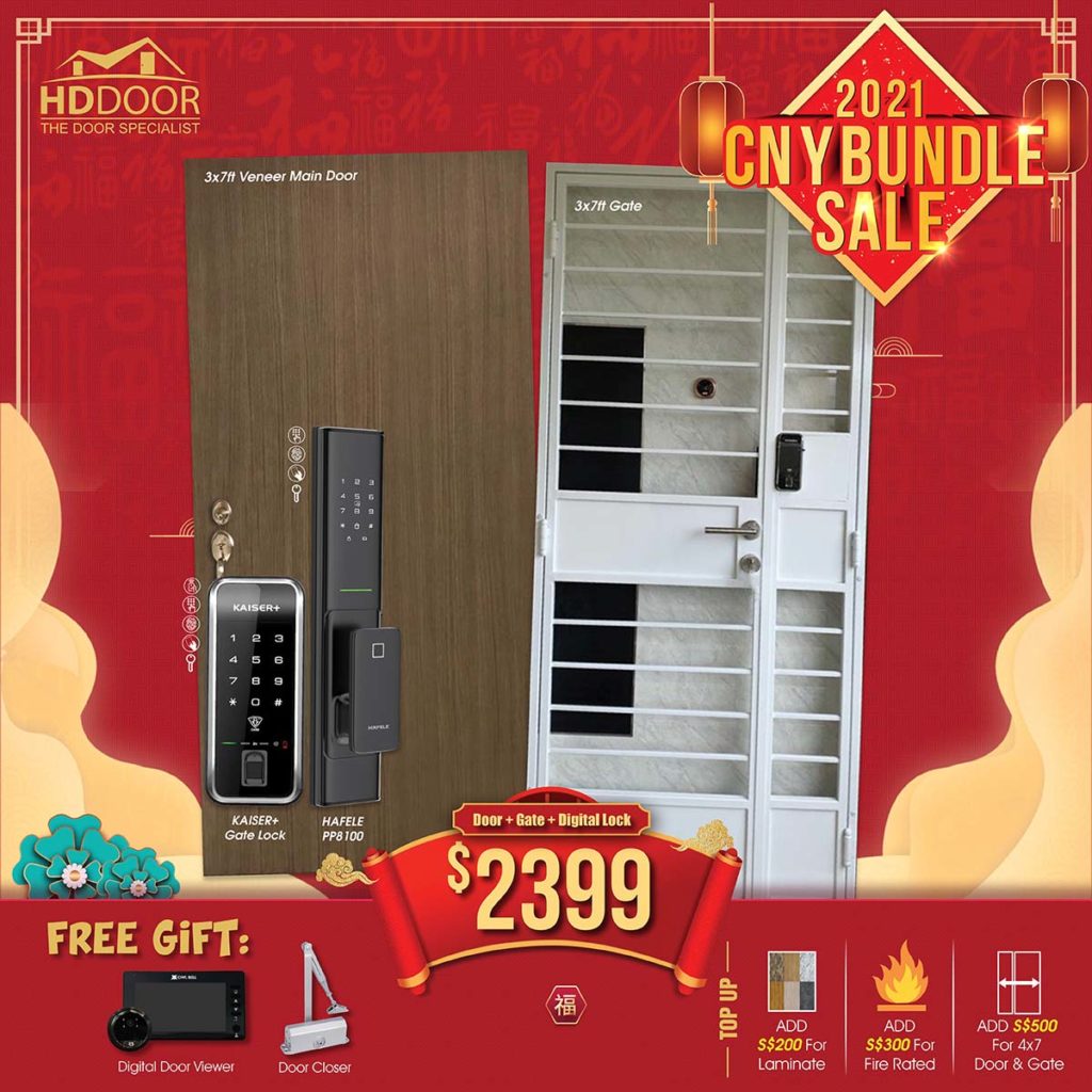 2021 Chinese New Year Special Promotion Offer For Door, Gate & Digital Lock Bundle Package | Why Not Deals