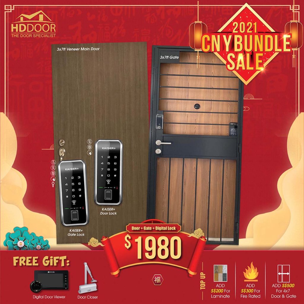 2021 Chinese New Year Special Promotion Offer For Door, Gate & Digital Lock Bundle Package | Why Not Deals 2