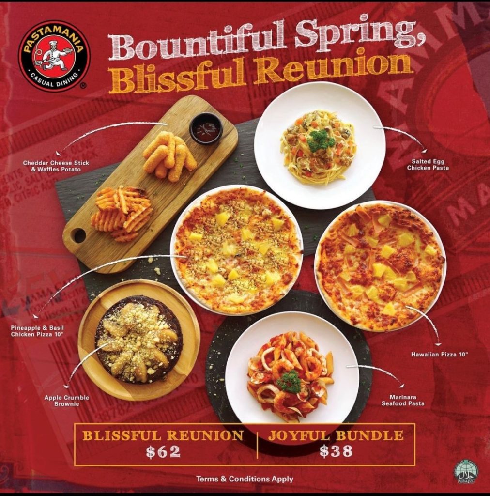 PastaMania Singapore Blissful Reunion Bundle for Chinese New Year | Why Not Deals