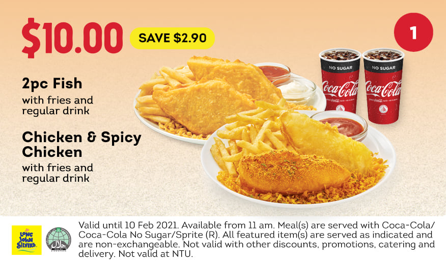 Long John Silver's Singapore Dine In & Takeaway Coupons Promotion ends 10 Feb 2021 | Why Not Deals 1