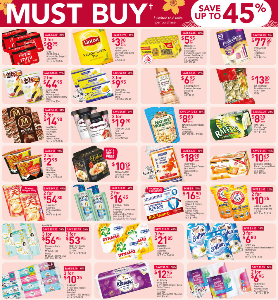 NTUC FairPrice Singapore Your Weekly Saver Promotions 28 Jan - 3 Feb 2021 | Why Not Deals
