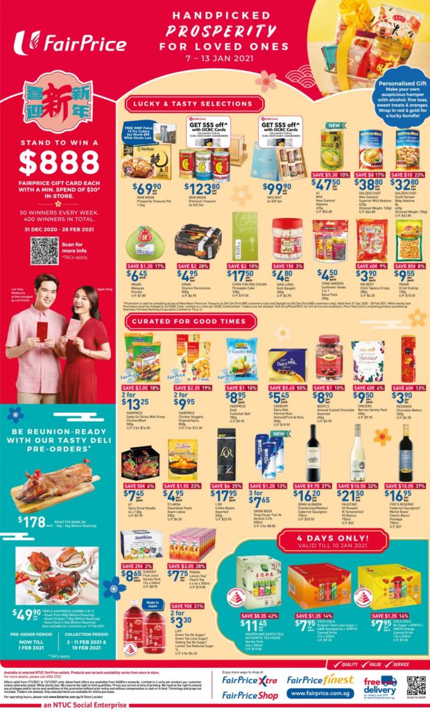 NTUC FairPrice Singapore Your Weekly Saver Promotions 7-13 Jan 2021 | Why Not Deals 7