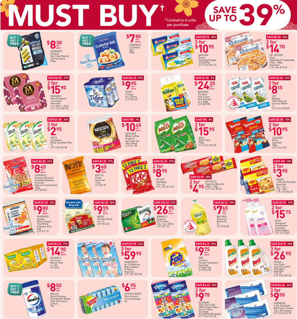 NTUC FairPrice Singapore Your Weekly Saver Promotions 7-13 Jan 2021 | Why Not Deals