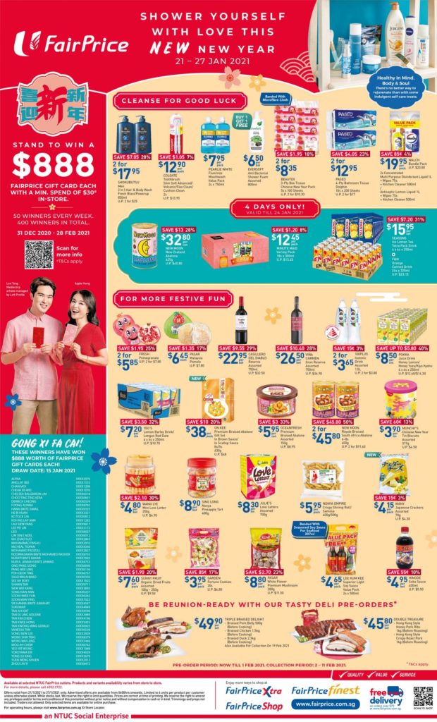 NTUC FairPrice Singapore Your Weekly Saver Promotions | Why Not Deals 7