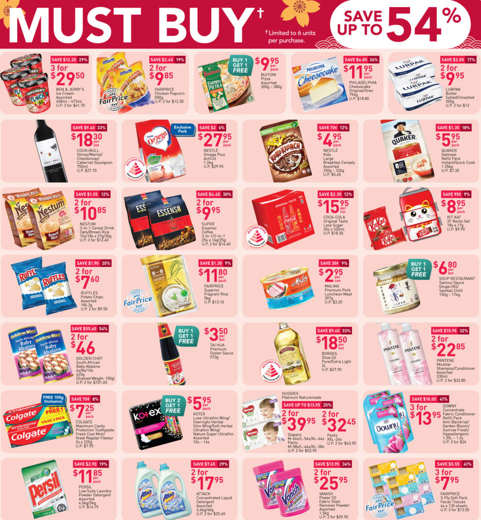 NTUC FairPrice Singapore Your Weekly Saver Promotions | Why Not Deals