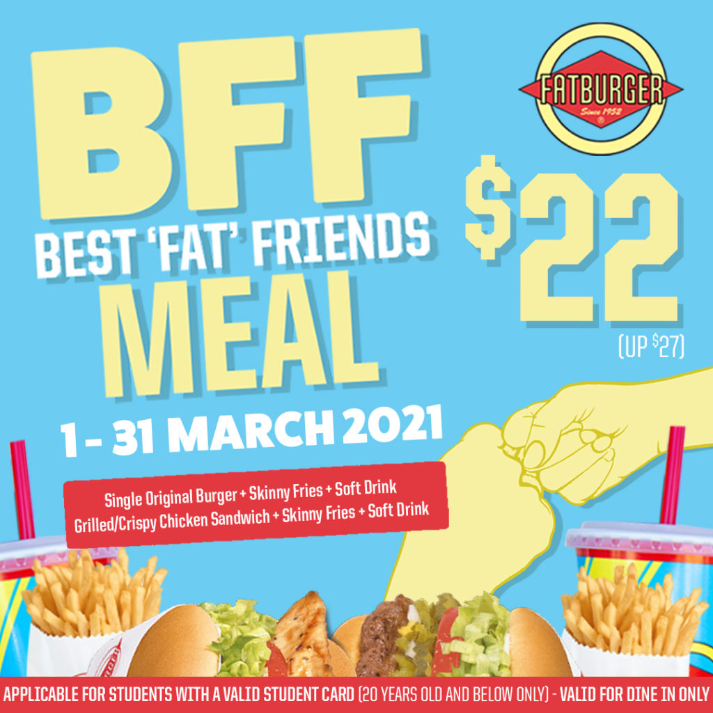 Up your BFF Game with Fatburger BFF Meal this March! | Why Not Deals 1