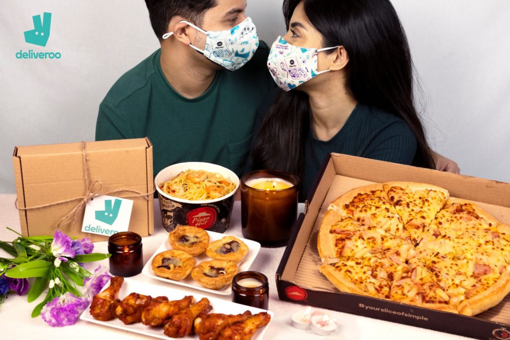 Steal A Pizza My Heart With Limited-Edition Deliveroo and Pizza Hut Valentine’s Day Couple Face Mask | Why Not Deals 1