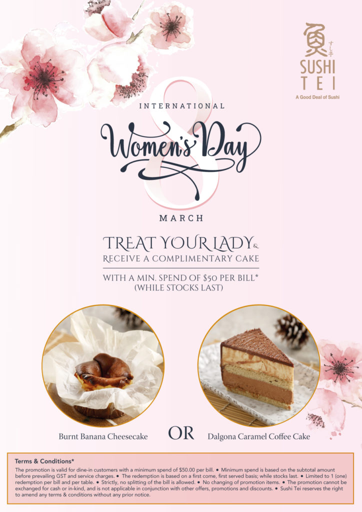 Celebrate International Women’s Day at Sushi Tei | Why Not Deals 1