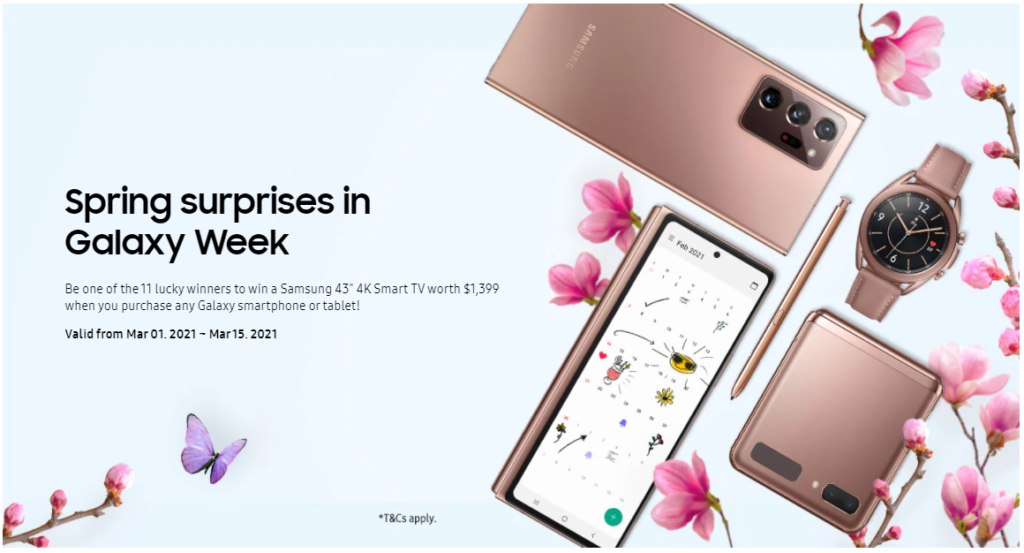Spring into action for Samsung Galaxy Week | Why Not Deals 1