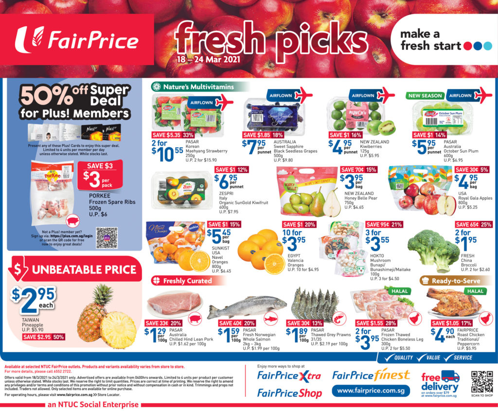 NTUC FairPrice Singapore Your Weekly Saver Promotions 18-24 Mar 2021 | Why Not Deals 8