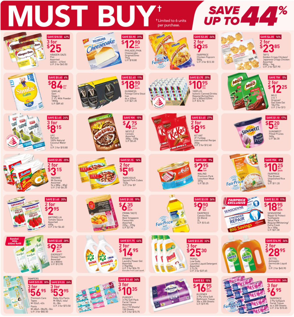 NTUC FairPrice Singapore Your Weekly Saver Promotions 25-31 Mar 2021 | Why Not Deals