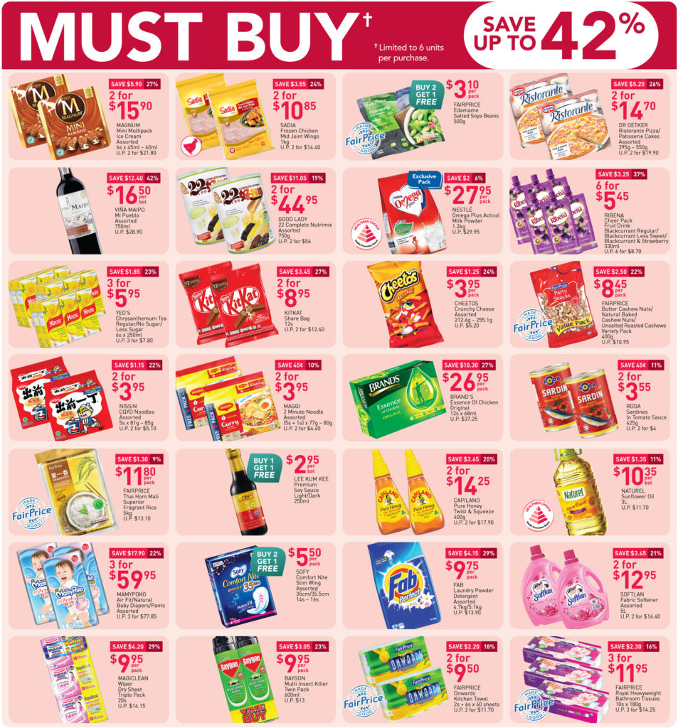 NTUC FairPrice Singapore Your Weekly Saver Promotions 4-10 Mar 2021 | Why Not Deals