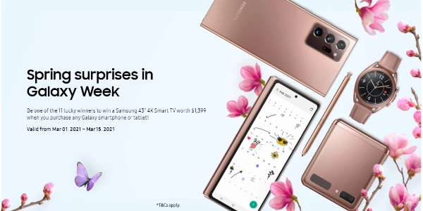 Spring into action for Samsung Galaxy Week