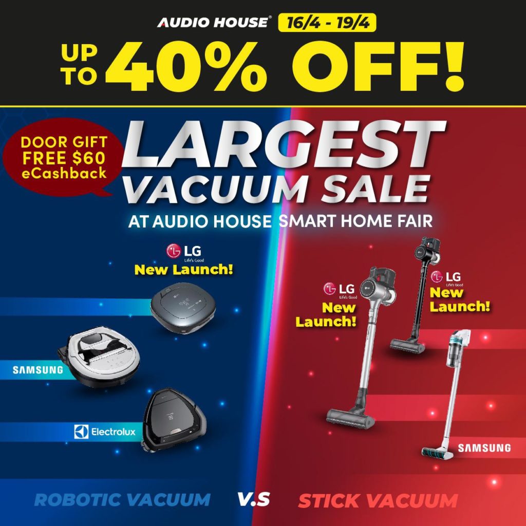 Audio House Smart Home x Vacuum x BTO Sale | Why Not Deals