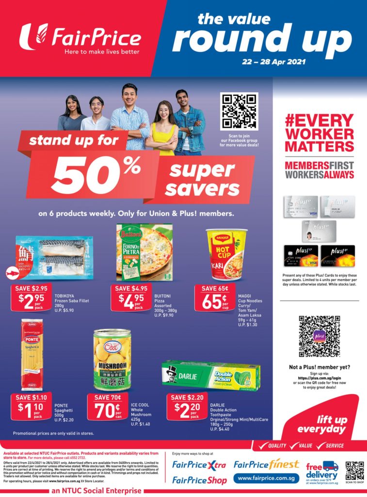 NTUC FairPrice Singapore Your Weekly Saver Promotions 22-28 Apr 2021 | Why Not Deals 8