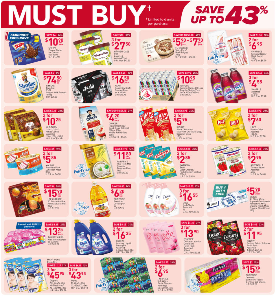 NTUC FairPrice Singapore Your Weekly Saver Promotions 22-28 Apr 2021 | Why Not Deals
