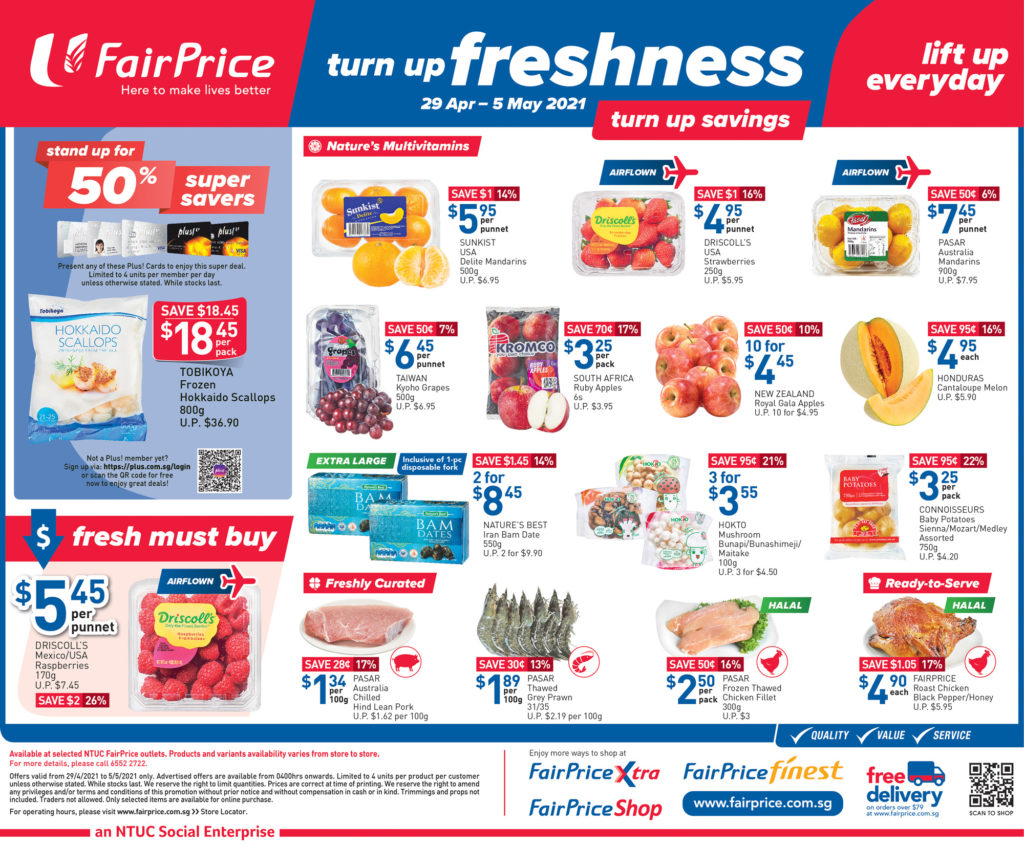 NTUC FairPrice Singapore Your Weekly Saver Promotions 29 Apr - 5 May 2021 | Why Not Deals 7