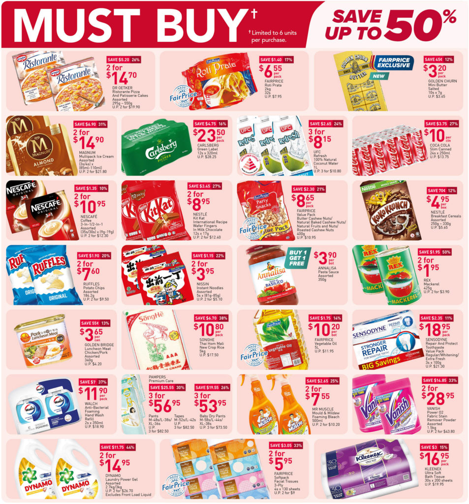 NTUC FairPrice Singapore Your Weekly Saver Promotions 29 Apr - 5 May 2021 | Why Not Deals