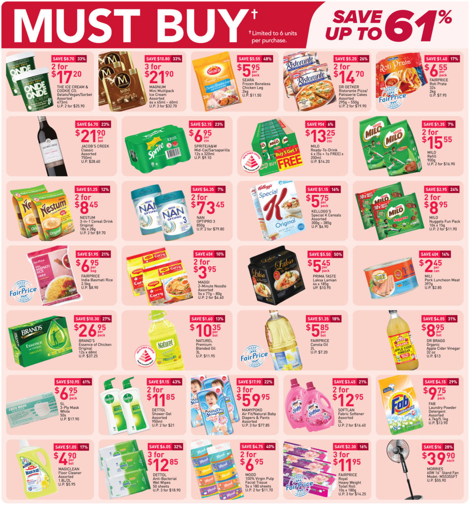 NTUC FairPrice Singapore Your Weekly Saver Promotions | Why Not Deals 18