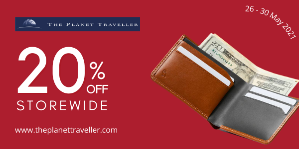 The Planet Traveller Mid Year Sale – 20% OFF STOREWIDE + 50% OFF LUGGAGE